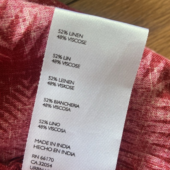 KIMCHI Blue LINEN blend strapless romper small - Picture 7 of 9